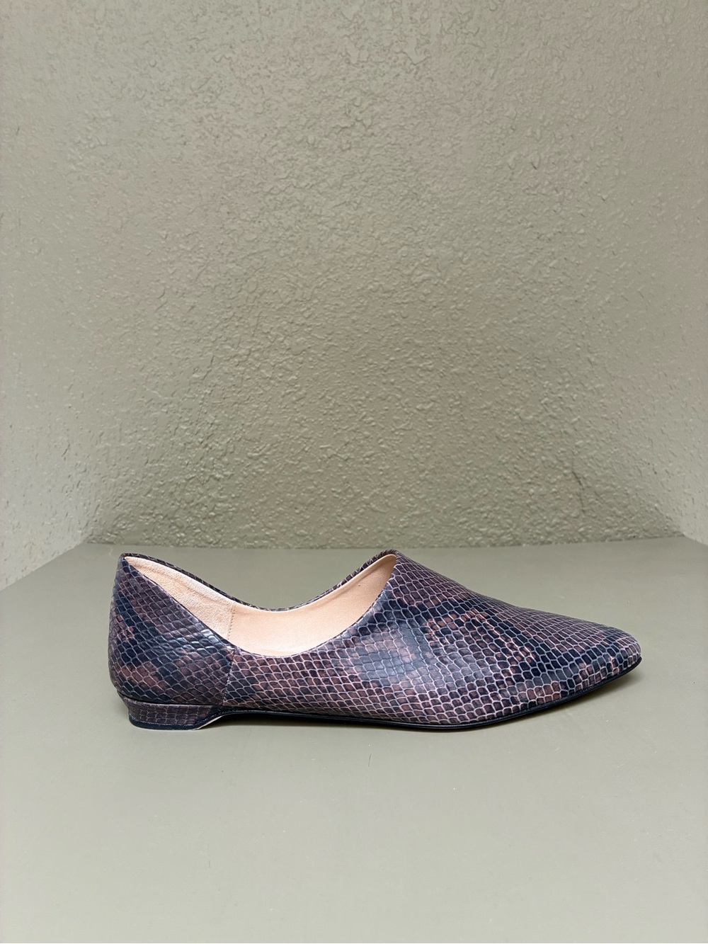 Jamie Haller Snakeskin Flats